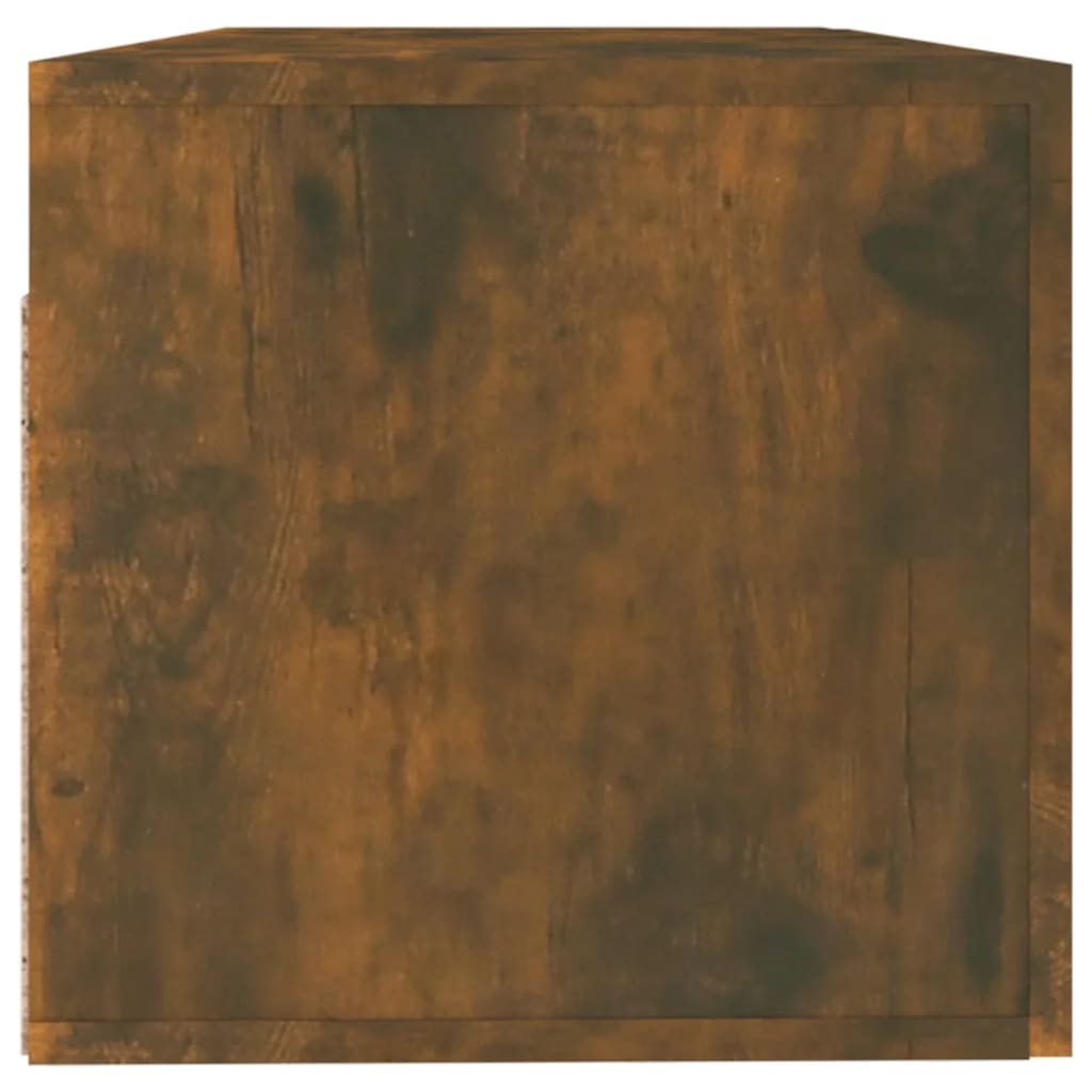 vidaXL Armario pared madera contrachapada roble ahumado 100x36,5x35 cm