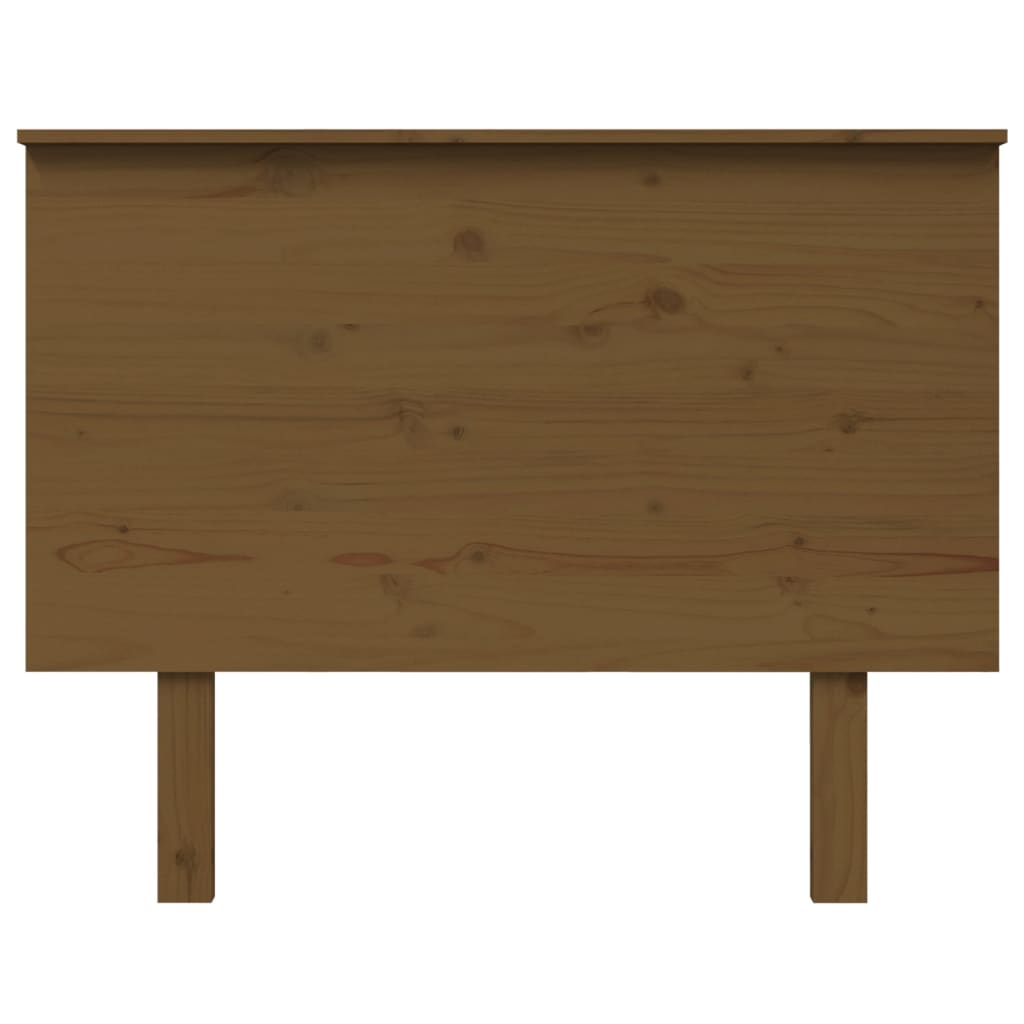 vidaXL Cabecero de cama madera maciza de pino marrón miel 104x6x82,5cm