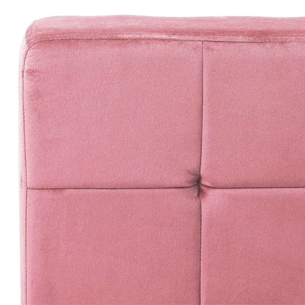 vidaXL Silla de relajación de terciopelo rosa 65x79x87 cm