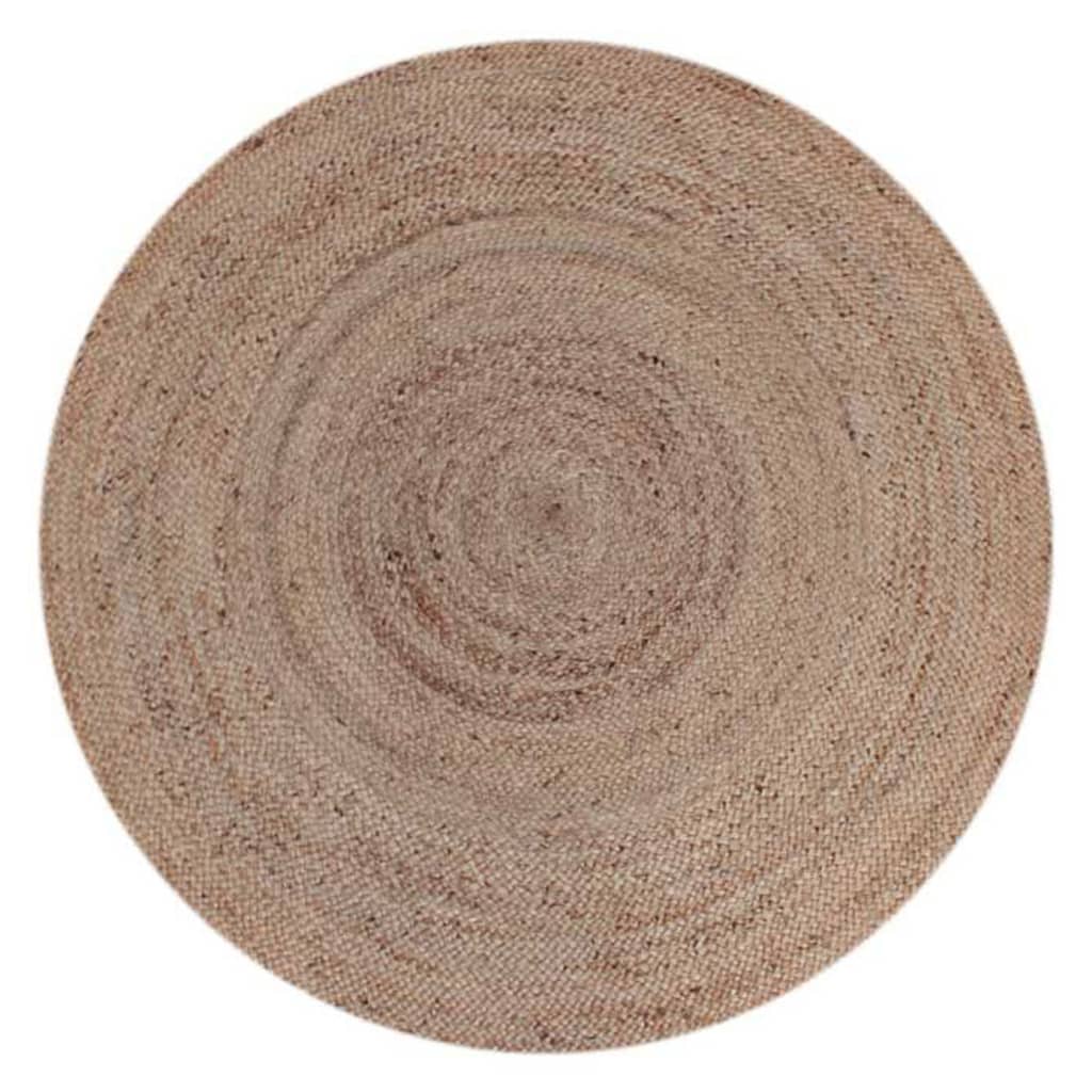 LABEL51 Alfombra redonda de yute natural 150 cm