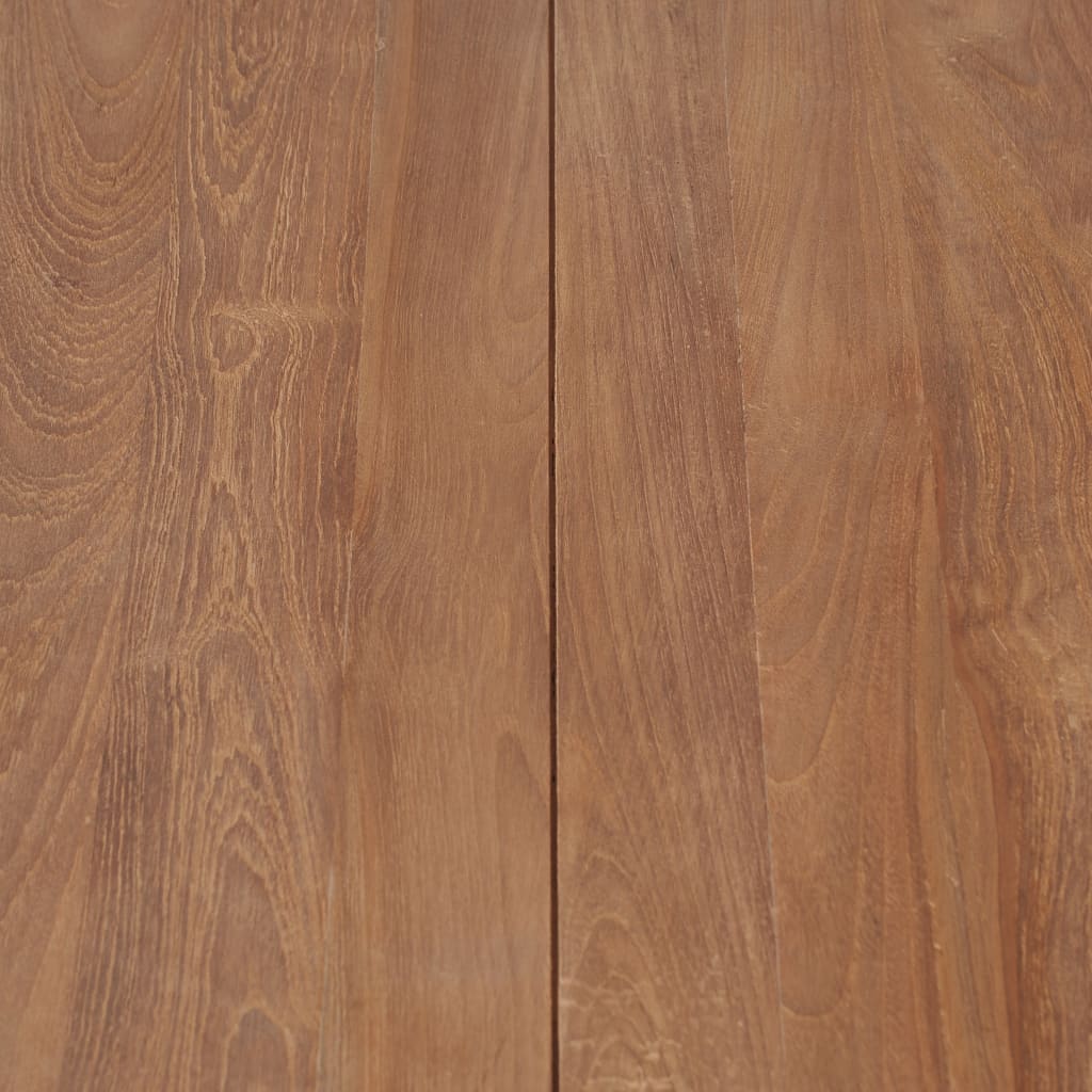 vidaXL Mesa de centro madera teca maciza acabado natural 110x60x40 cm