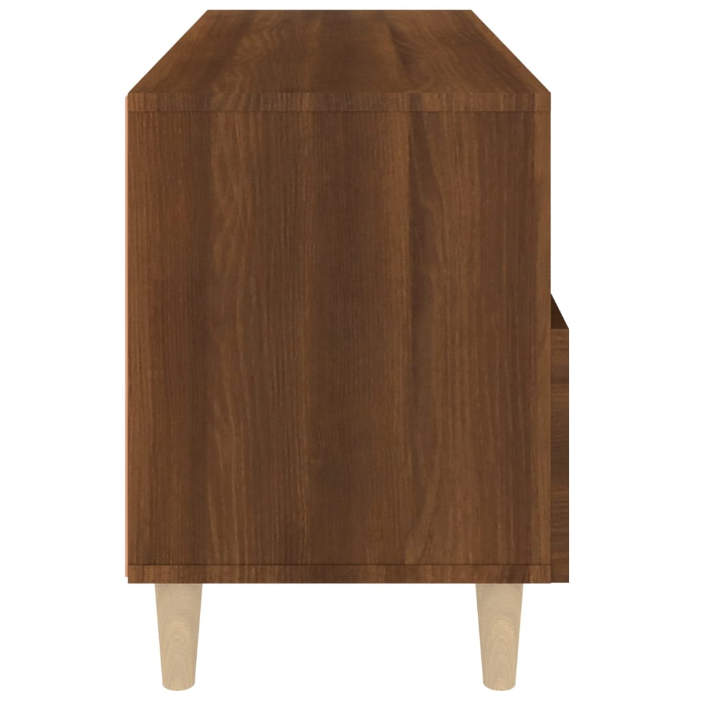vidaXL Mueble para TV madera contrachapada roble marrón 80x36x50 cm