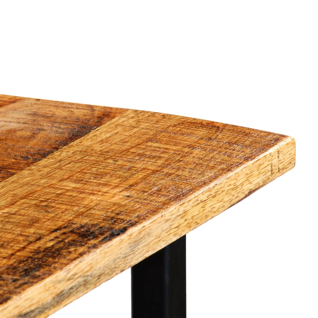 vidaXL Set de muebles de bar 3 pzas madera maciza mango 60x60x107 cm