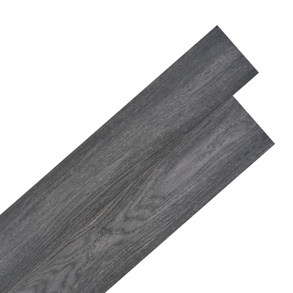 vidaXL Lamas de suelo PVC autoadhesivas negro y blanco 2,51m² 2mm