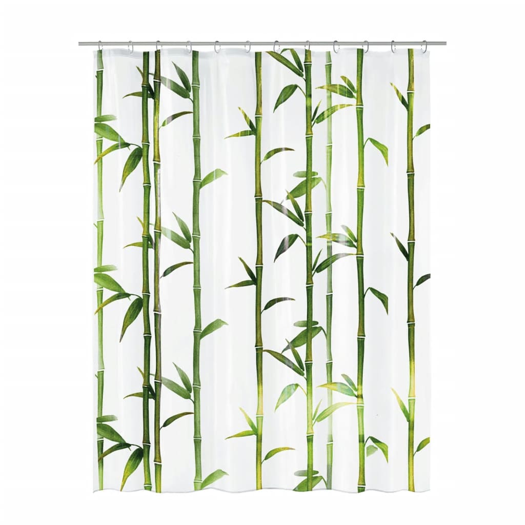 Kleine Wolke Cortina de ducha Bamboo verde 180x200 cm