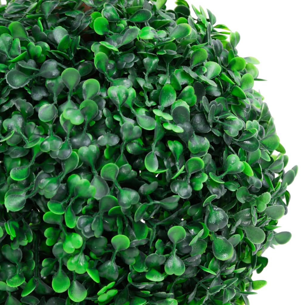 vidaXL Planta de boj artificial forma de bola con maceta verde 60 cm