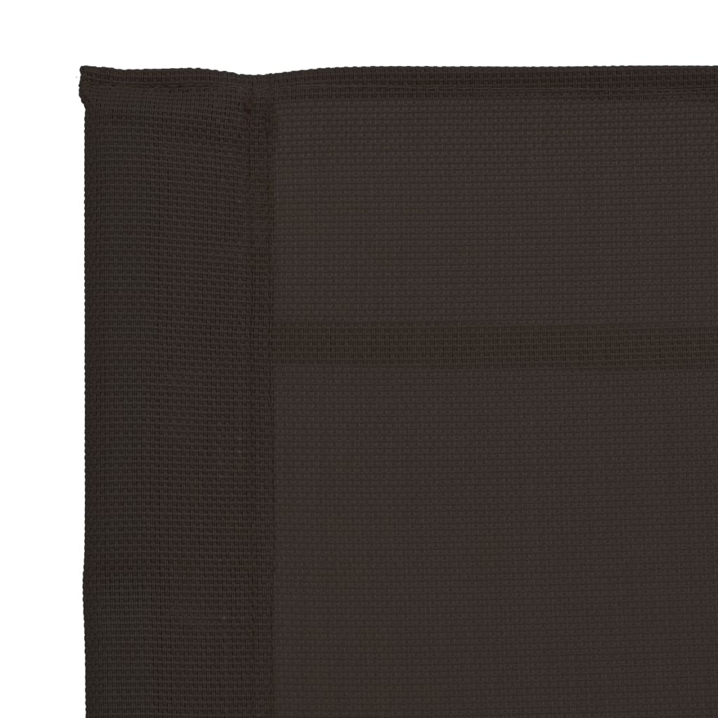 vidaXL Silla mecedora de jardín textilene negra 95x54x85 cm