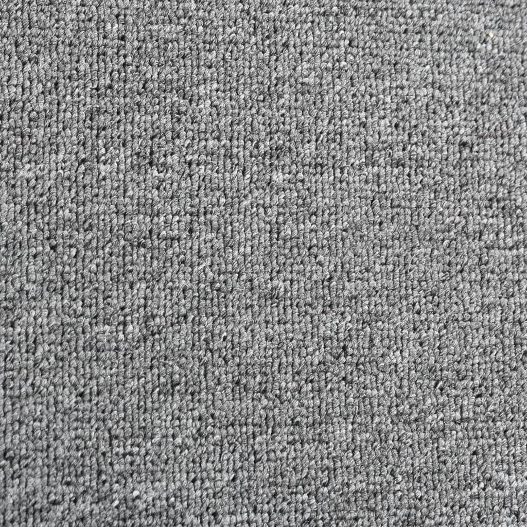 vidaXL Alfombra de pasillo gris oscuro 80x150 cm