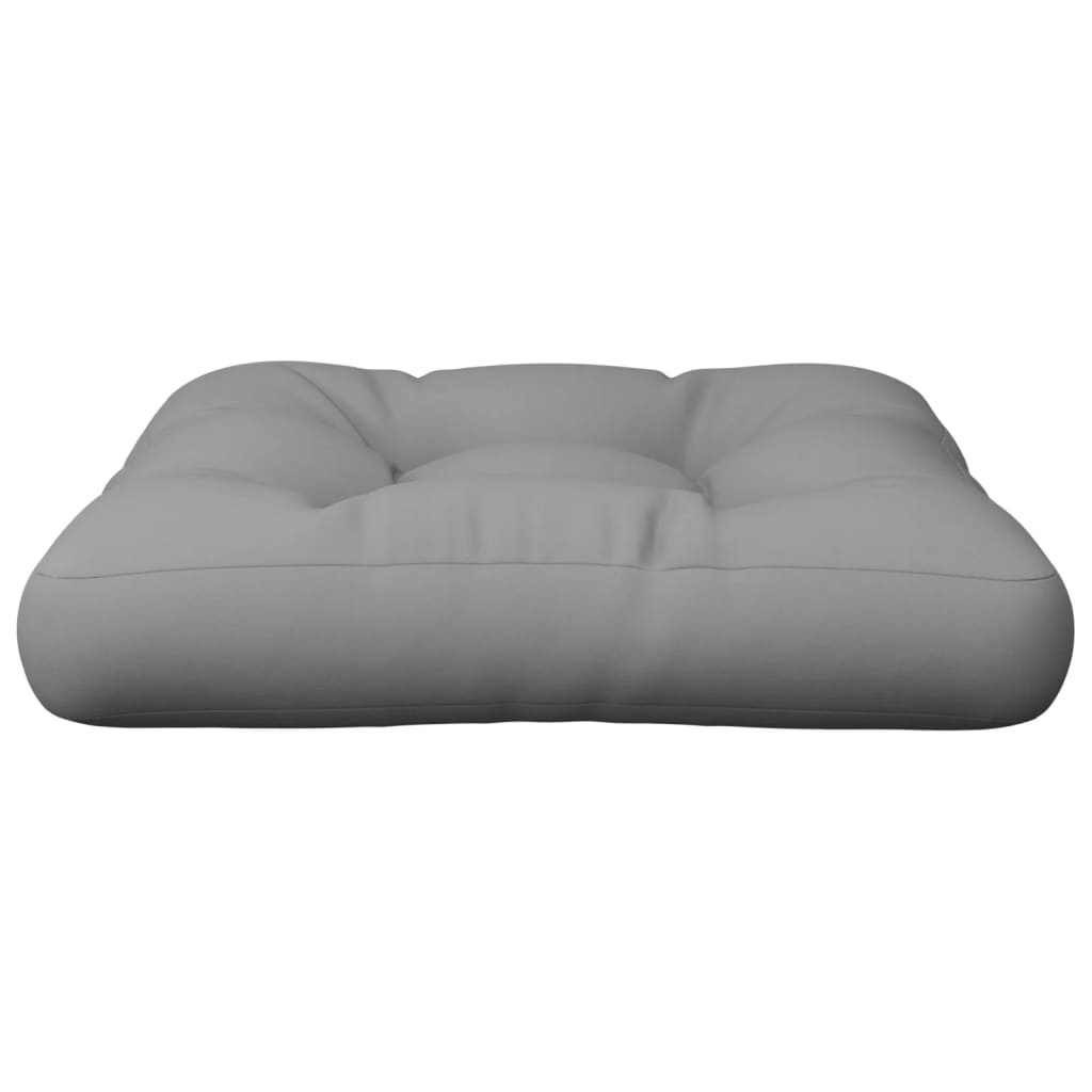 vidaXL Cojín para sofá de palets tela gris 60x60x12 cm