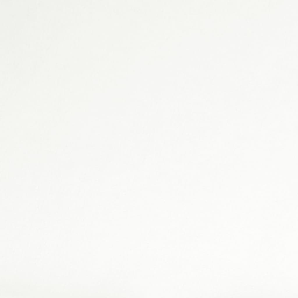 vidaXL Silla de comedor giratoria cuero sintético blanco