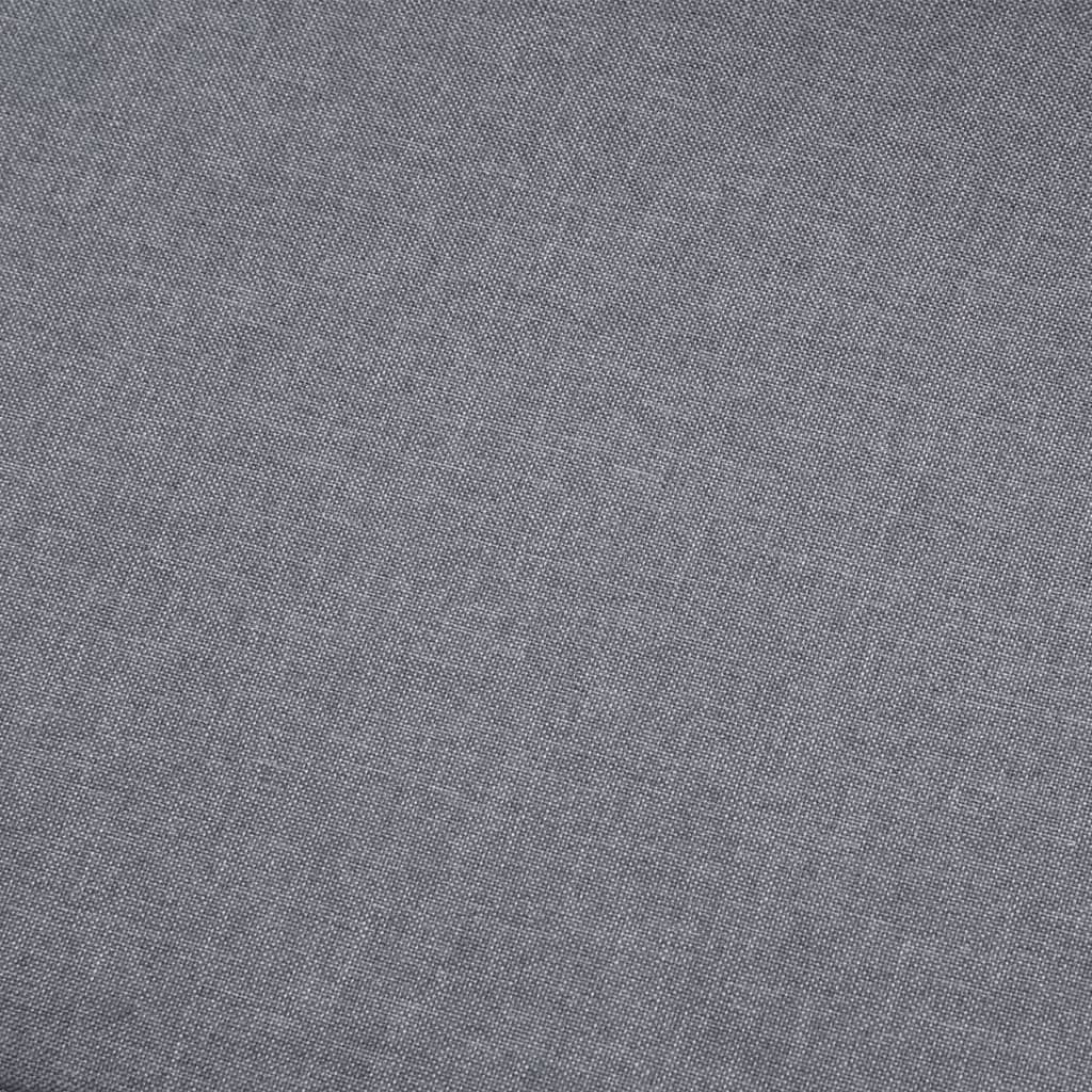 vidaXL Sofá de 5 plazas tela gris claro