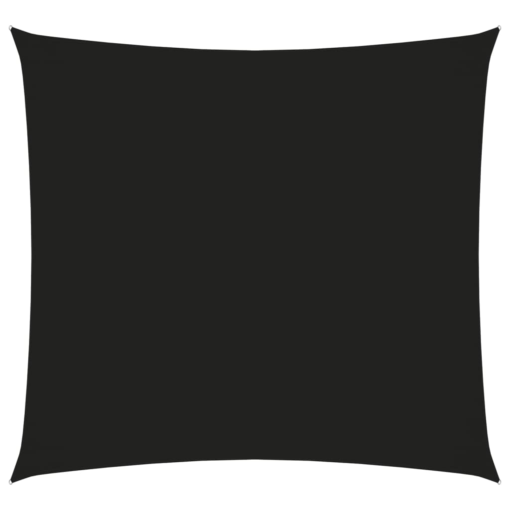 vidaXL Toldo de vela cuadrado tela Oxford negro 4,5x4,5 m