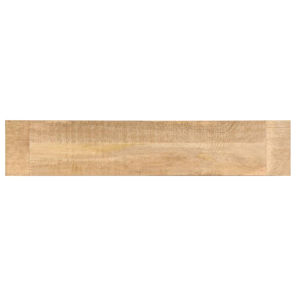 vidaXL Banco de recibidor madera maciza de mango 160x35x45 cm