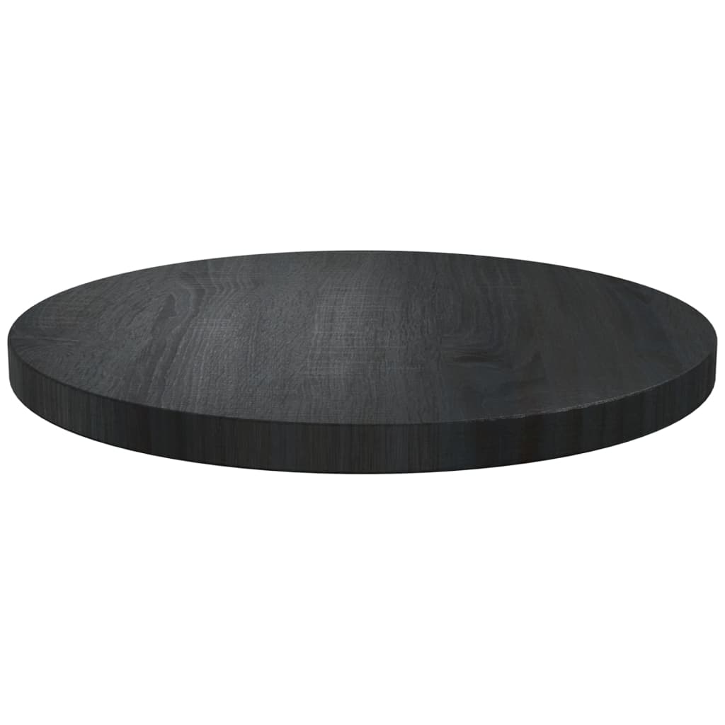 vidaXL Superficie de mesa madera maciza de pino negro Ø40x2,5 cm