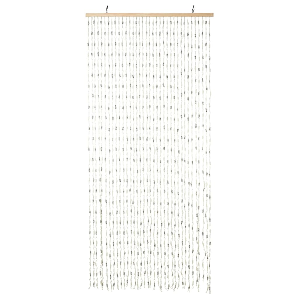 H&S Collection Cortina de puerta de bambú multicolor 90x200 cm
