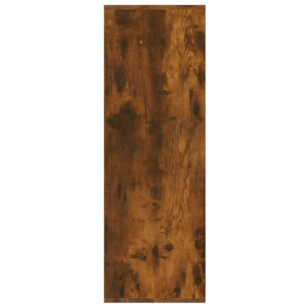 vidaXL Zapatero madera contrachapada roble ahumado 54x34x100,5 cm